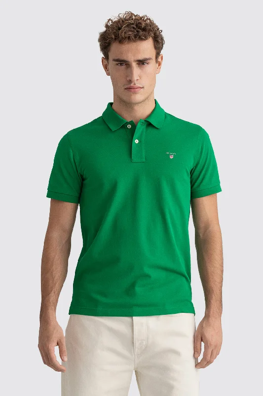 Men's reversible polo shirts with two different looksGant Solid Pique Short Sleeve Rugger Lavish Green Men's reversible polo shirts with two different looksGant Solid Pique Short Sleeve Rugger Lavish Green
