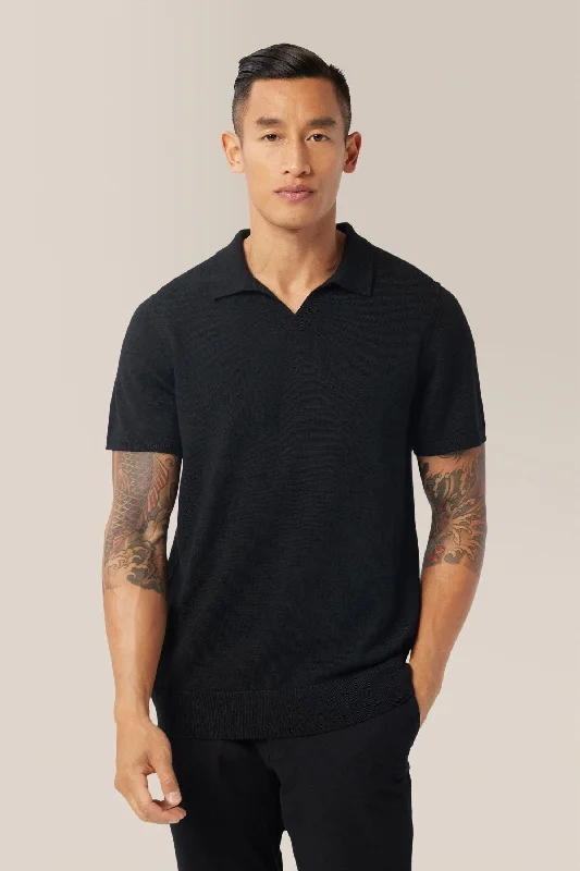 Men's reversible polo shirts with two different looksKnit Polo Sweater | Merino Wool Men's reversible polo shirts with two different looksKnit Polo Sweater | Merino Wool