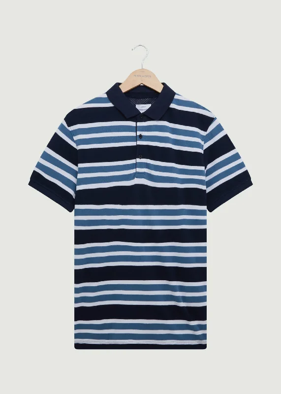 Men's antimicrobial polo shirts for odor - free daily wearHetford Polo Shirt - Navy/Blue Men's antimicrobial polo shirts for odor - free daily wearHetford Polo Shirt - Navy/Blue