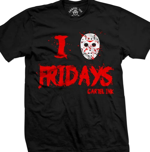 Men's organic cotton crew - neck t - shirts for everyday comfortI Love Fridays Mens T-Shirt Men's organic cotton crew - neck t - shirts for everyday comfortI Love Fridays Mens T-Shirt