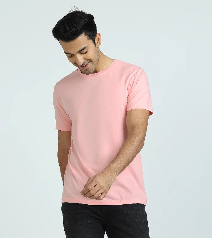 Men's ribbed t - shirts with a textured finish for added styleIconique Supima Cotton T-shirt Blush Pink Men's ribbed t - shirts with a textured finish for added styleIconique Supima Cotton T-shirt Blush Pink