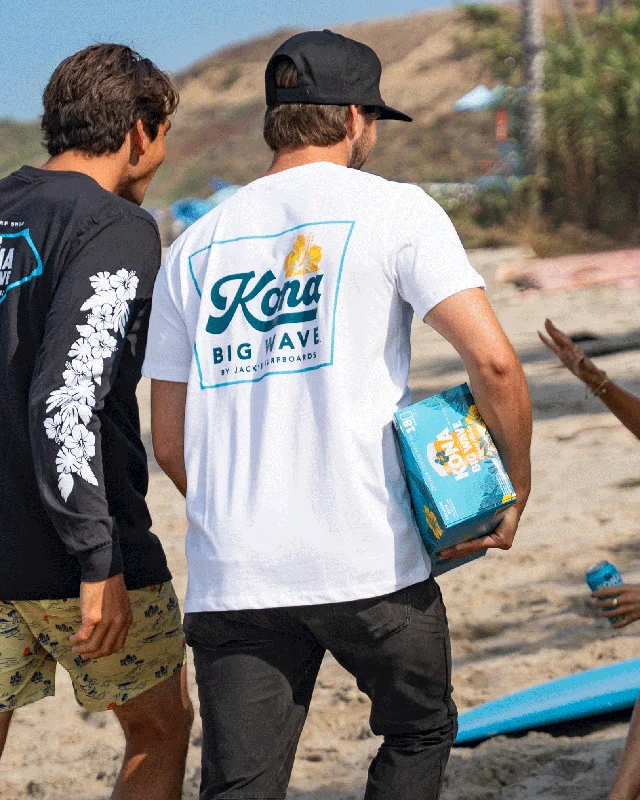Men's thermal t - shirts with a high - neck design for cold weatherKona x Jack's "Road Trip" S/S Tee Men's thermal t - shirts with a high - neck design for cold weatherKona x Jack's "Road Trip" S/S Tee