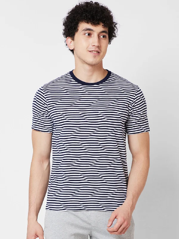 Men's luxury cashmere blend polo shirts in solid colorsJacquard Round Neck