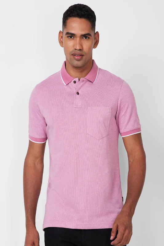 Men's quick - dry polo shirts for water sports activitiesJacquard Texture Polo