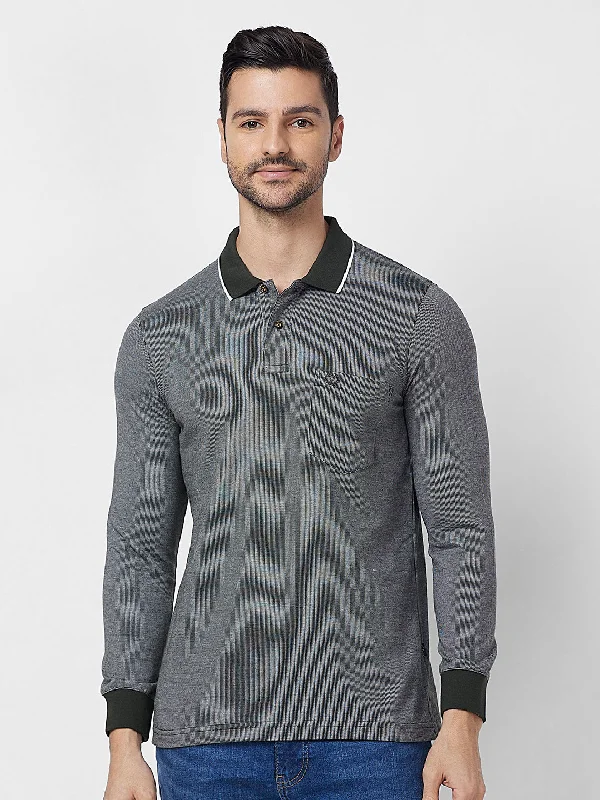 Men's formal - style silk blend polo shirts for special occasionsJacquard Texture Polo Men's formal - style silk blend polo shirts for special occasionsJacquard Texture Polo