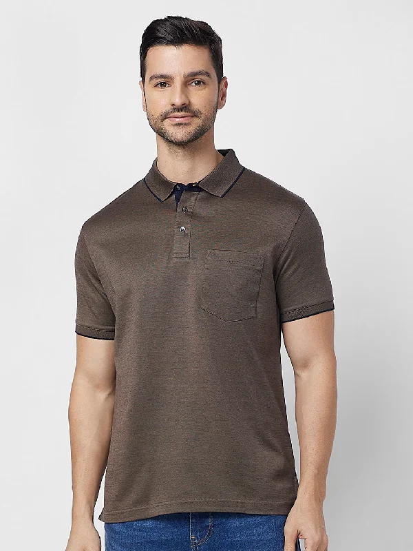 Men's luxury cashmere blend polo shirts in solid colorsKangaroo