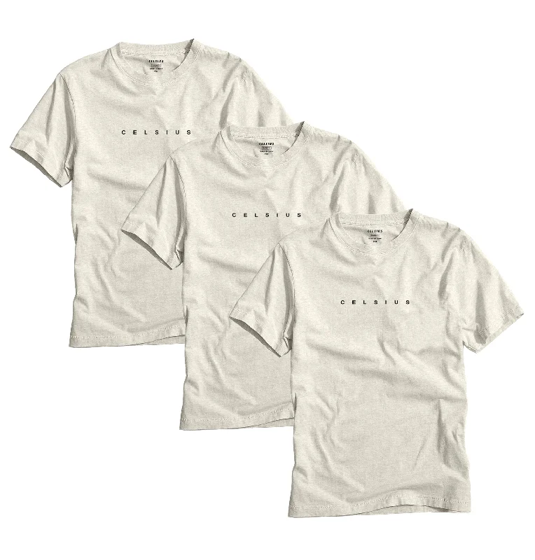 Men's long sleeve classic fit polo shirts with embroidered logosKids' T-Shirts Pack of 3 - A.White | A.White | A.White Men's long sleeve classic fit polo shirts with embroidered logosKids' T-Shirts Pack of 3 - A.White | A.White | A.White