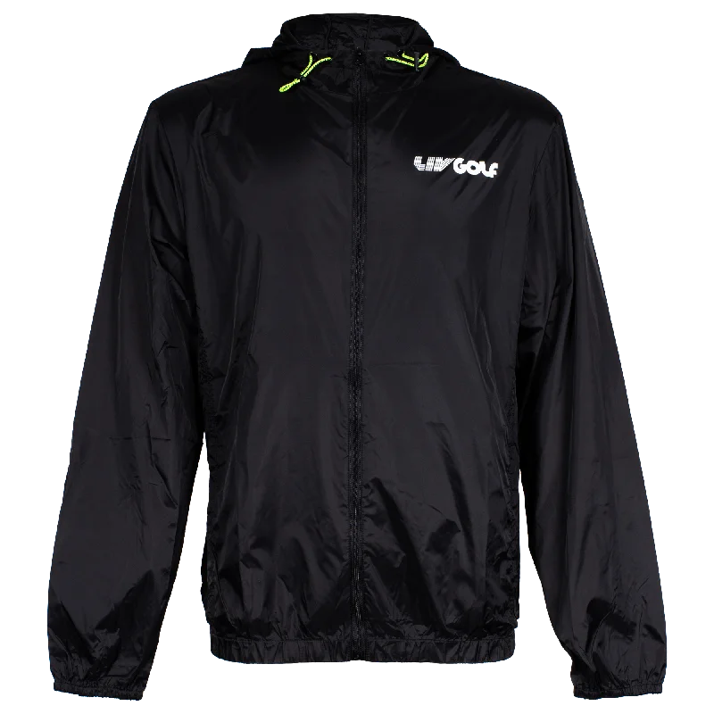 Hooded men jackets with a detachable faux - fur trim for added warmthStretch - fabric men jackets for unrestricted movement during workoutsLIV Golf | Men's Packable Jacket Hooded men jackets with a detachable faux - fur trim for added warmthStretch - fabric men jackets for unrestricted movement during workoutsLIV Golf | Men's Packable Jacket
