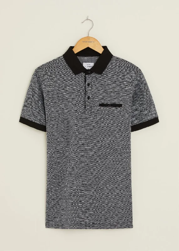 Men's formal - style silk blend polo shirts for special occasionsLowfield Polo Shirt - Grey/Black Men's formal - style silk blend polo shirts for special occasionsLowfield Polo Shirt - Grey/Black