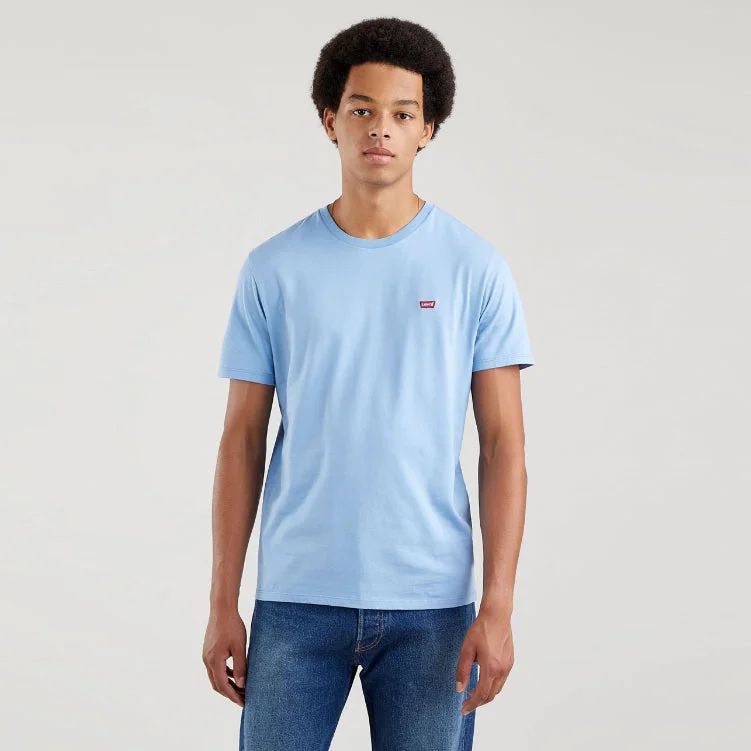 Men's ribbed cuffs and hem polo shirts for a textured lookLV - Men 'Blue' Basic Cotton T-Shirt LV804 Men's ribbed cuffs and hem polo shirts for a textured lookLV - Men 'Blue' Basic Cotton T-Shirt LV804