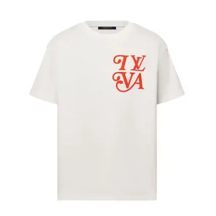 Men's slim fit short sleeve polo shirts with contrast collarsLV - Men 'White' LV VA Printed Oversized T-Shirt LV820 Men's slim fit short sleeve polo shirts with contrast collarsLV - Men 'White' LV VA Printed Oversized T-Shirt LV820
