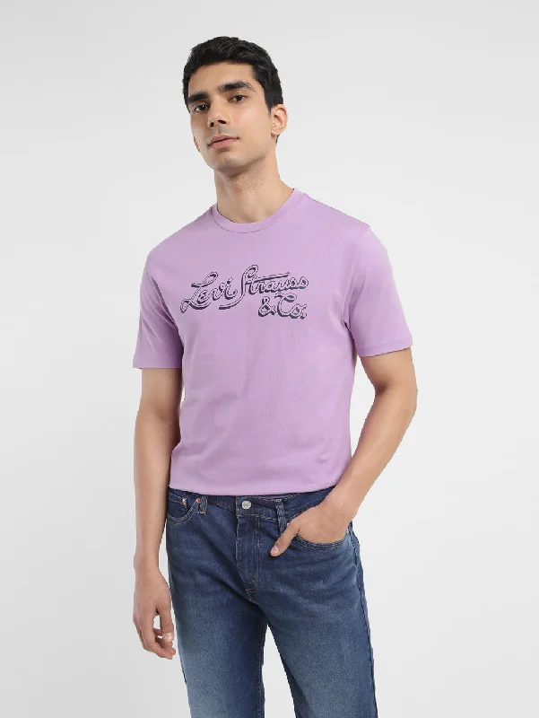 Men's lightweight performance t - shirts for running marathonsMen's Brand Logo Crew Neck T-shirt Men's lightweight performance t - shirts for running marathonsMen's Brand Logo Crew Neck T-shirt