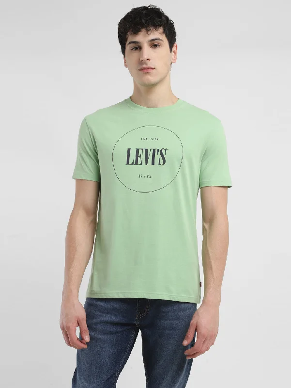 Men's UV - protection t - shirts for outdoor activities in the sunMen's Brand Logo Crew Neck T-shirt Men's UV - protection t - shirts for outdoor activities in the sunMen's Brand Logo Crew Neck T-shirt