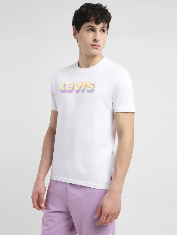 Men's lightweight performance t - shirts for running marathonsMen's Brand Logo Crew Neck T-shirt Men's lightweight performance t - shirts for running marathonsMen's Brand Logo Crew Neck T-shirt