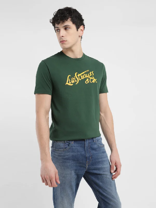 Men's eco - friendly recycled t - shirts for sustainable fashion choicesMen's Brand Logo Crew Neck T-shirt Men's eco - friendly recycled t - shirts for sustainable fashion choicesMen's Brand Logo Crew Neck T-shirt