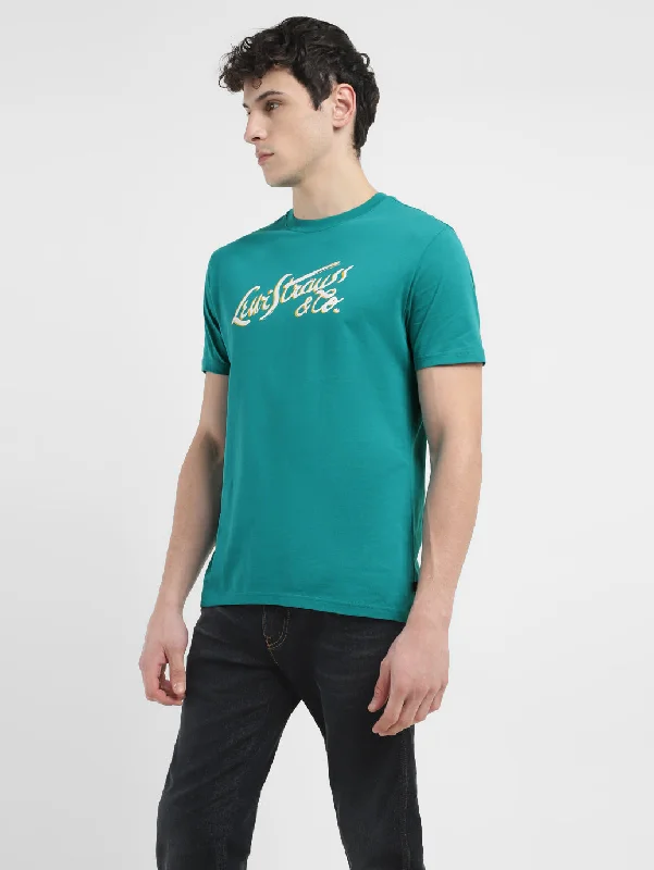 Men's lightweight performance t - shirts for running marathonsMen's Brand Logo Crew Neck T-shirt Men's lightweight performance t - shirts for running marathonsMen's Brand Logo Crew Neck T-shirt