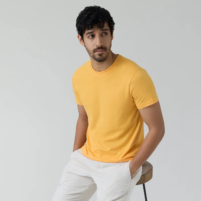 Men's tie - dye t - shirts with a bohemian styleCode Cotton Rich T-shirts Sunshine Yellow Men's tie - dye t - shirts with a bohemian styleCode Cotton Rich T-shirts Sunshine Yellow