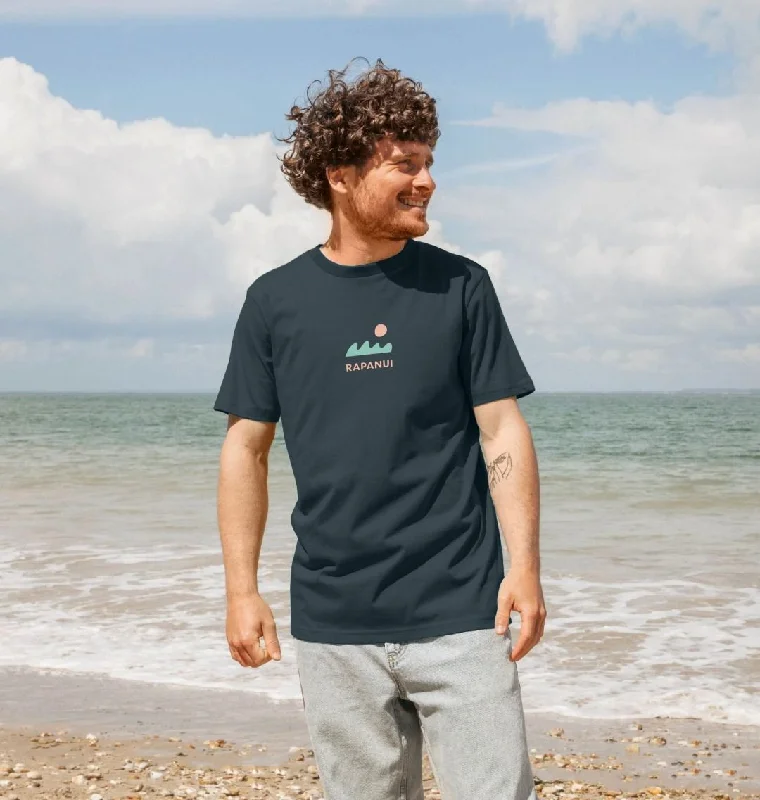 Men's short - sleeve linen t - shirts for summer beach outingsMen's Evening Haze T-Shirt Men's short - sleeve linen t - shirts for summer beach outingsMen's Evening Haze T-Shirt