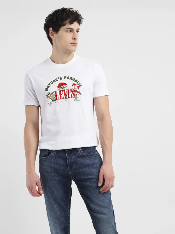 Men's polo t - shirts with a contrast collar for a preppy lookMen's Graphic Print Crew Neck T-shirt Men's polo t - shirts with a contrast collar for a preppy lookMen's Graphic Print Crew Neck T-shirt