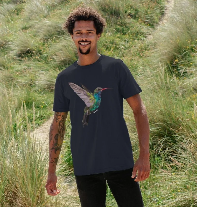 Men's organic cotton crew - neck t - shirts for everyday comfortMen's Hummingbird T-shirt Men's organic cotton crew - neck t - shirts for everyday comfortMen's Hummingbird T-shirt