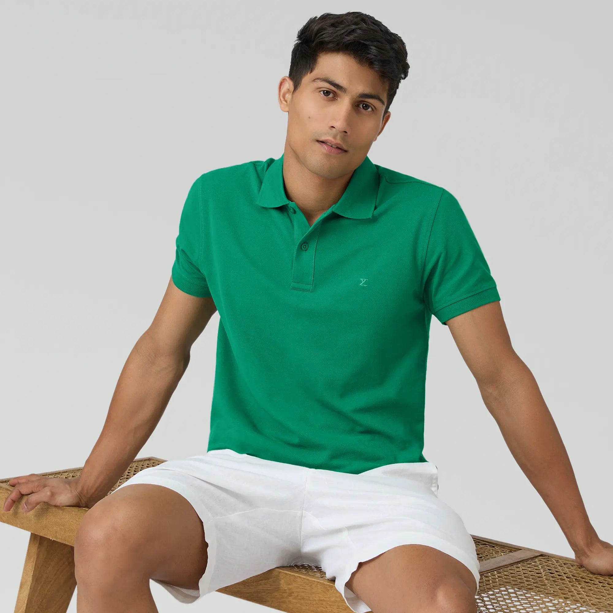 Men's organic cotton crew - neck t - shirts for everyday comfortNova Combed Cotton Polo T-shirts Fiesta Green Men's organic cotton crew - neck t - shirts for everyday comfortNova Combed Cotton Polo T-shirts Fiesta Green