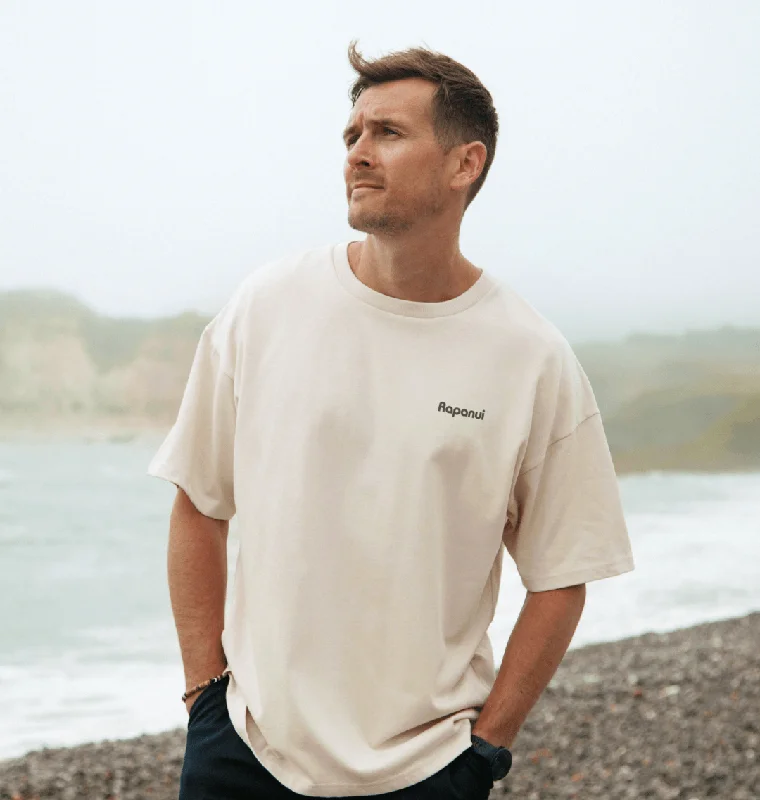 Men's long - sleeve henley t - shirts with button - down placketsMen's Rapanui Logo Oversized T-Shirt Men's long - sleeve henley t - shirts with button - down placketsMen's Rapanui Logo Oversized T-Shirt