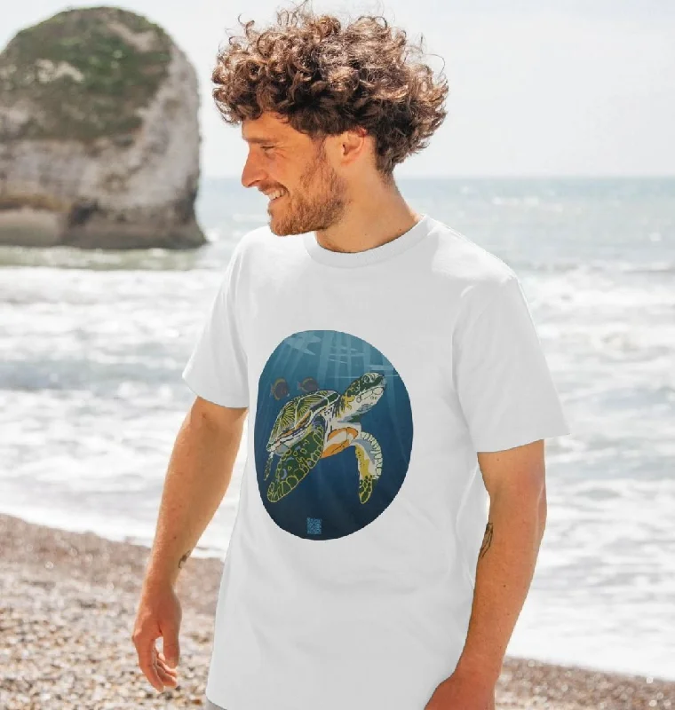 Men's plus - size pocket t - shirts with a classic lookMen's Rapanui x OPY | Sea Turtle T-Shirt Men's plus - size pocket t - shirts with a classic lookMen's Rapanui x OPY | Sea Turtle T-Shirt