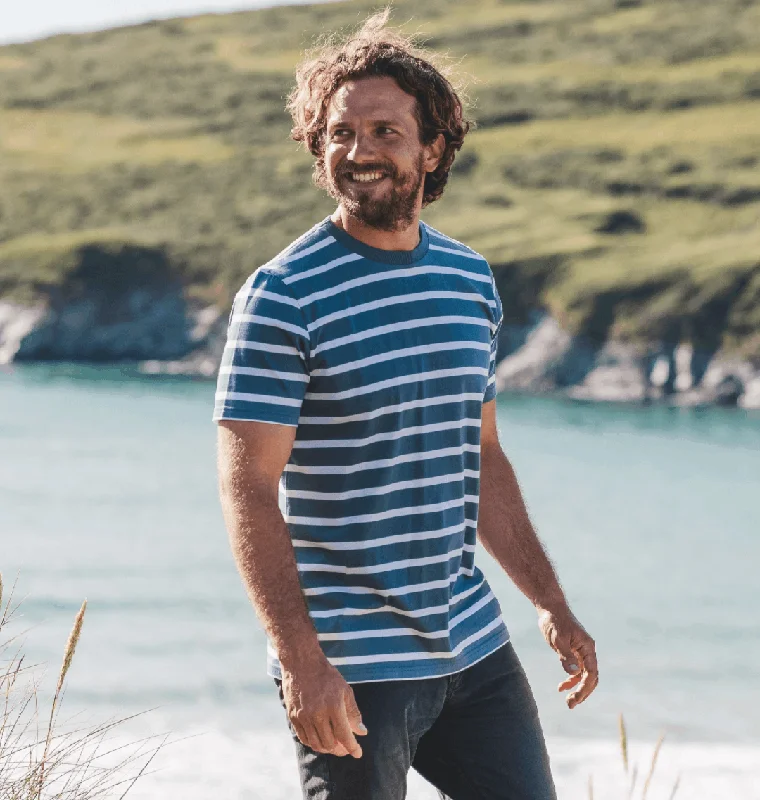 Men's smart - casual checkered t - shirts for semi - formal occasionsMen's Striped T-shirt Men's smart - casual checkered t - shirts for semi - formal occasionsMen's Striped T-shirt