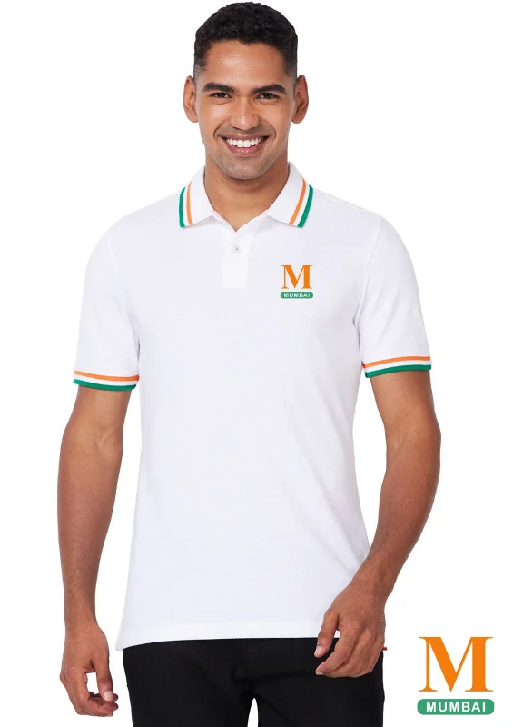 Men's lightweight performance polo shirts for tennis matchesMUMBAI