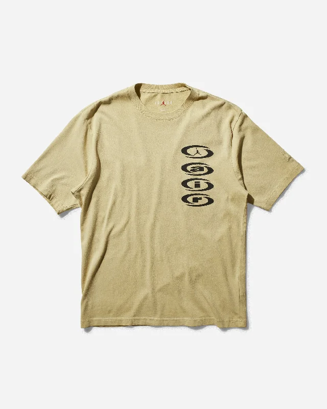 Men's tie - dye t - shirts with a bohemian styleMen's Travis Scott Air T-Shirt Celery Men's tie - dye t - shirts with a bohemian styleMen's Travis Scott Air T-Shirt Celery