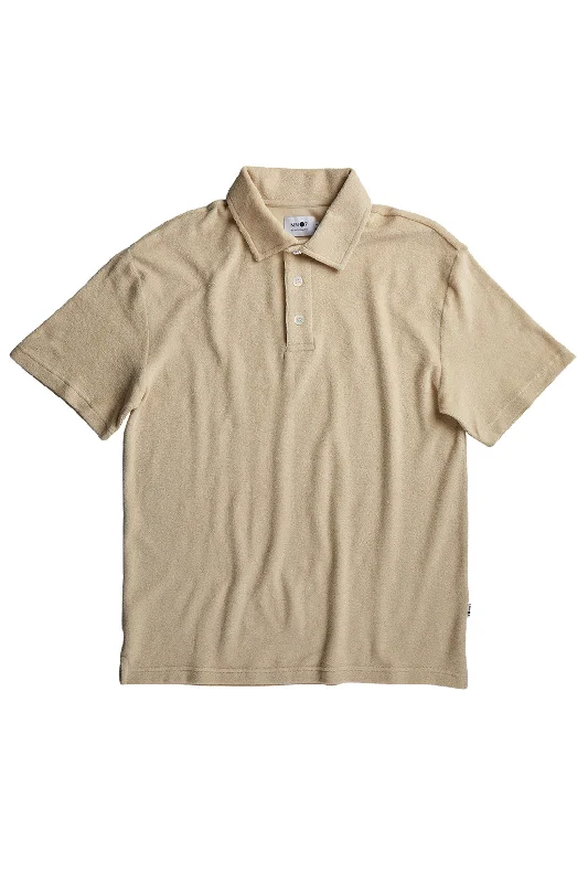 Men's formal - style silk blend polo shirts for special occasionsNN07 Joey Polo Ecru Men's formal - style silk blend polo shirts for special occasionsNN07 Joey Polo Ecru