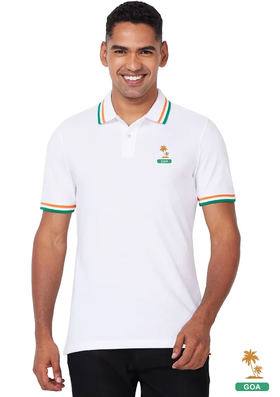Men's reversible polo shirts with two different looksPALM GOA
