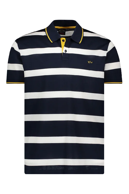 Men's UV - protected polo shirts for outdoor gardeningPaul & Shark Polo Navy Stripe Men's UV - protected polo shirts for outdoor gardeningPaul & Shark Polo Navy Stripe