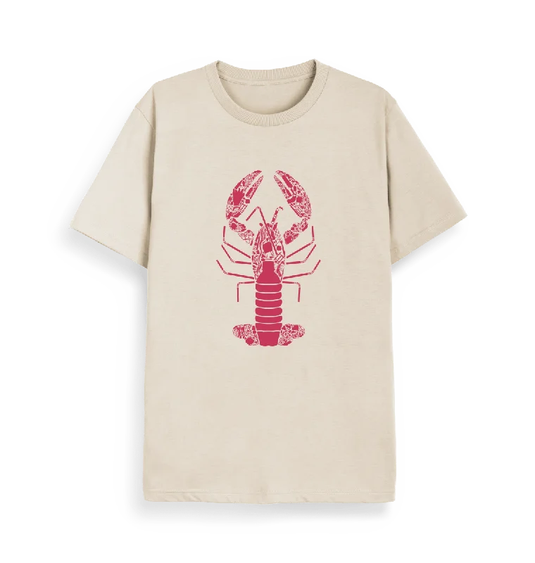 Men's thermal t - shirts with a high - neck design for cold weatherPlastic Lobster T-shirt Men's thermal t - shirts with a high - neck design for cold weatherPlastic Lobster T-shirt