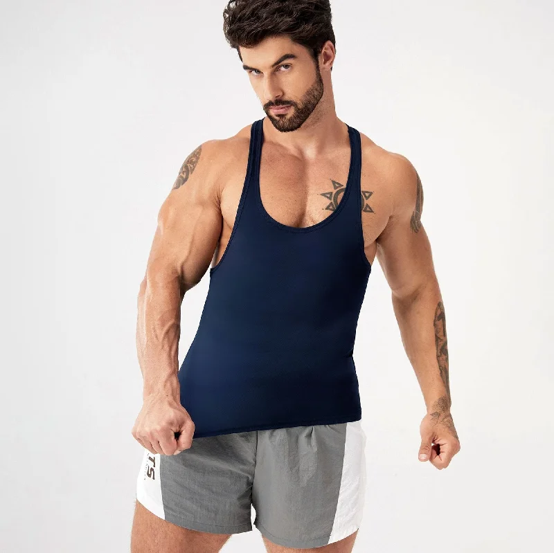 Men's color - block polo shirts with a bold fashion statementPolo Athletica Men's Stringer Activewear Tank Top Men's color - block polo shirts with a bold fashion statementPolo Athletica Men's Stringer Activewear Tank Top