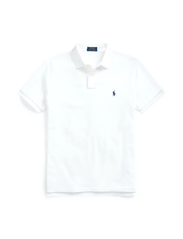 Men's UV - protected polo shirts for outdoor gardeningPolo Ralph Lauren Custom Slim Polo White Men's UV - protected polo shirts for outdoor gardeningPolo Ralph Lauren Custom Slim Polo White