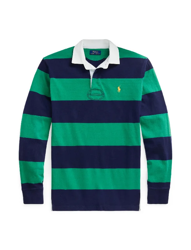 Men's vintage - inspired retro polo shirts with unique patternsPolo Ralph Lauren Iconic Rugby Shirt Navy/Green Men's vintage - inspired retro polo shirts with unique patternsPolo Ralph Lauren Iconic Rugby Shirt Navy/Green