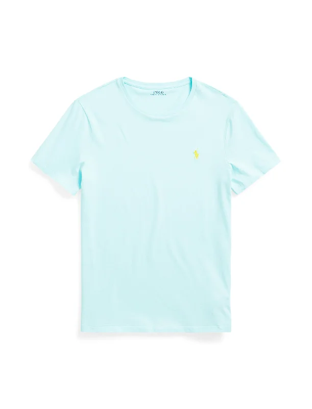 Men's budget - friendly basic polo shirts in multiple colorsPolo Ralph Lauren Jersey T-Shirt Aqua Men's budget - friendly basic polo shirts in multiple colorsPolo Ralph Lauren Jersey T-Shirt Aqua