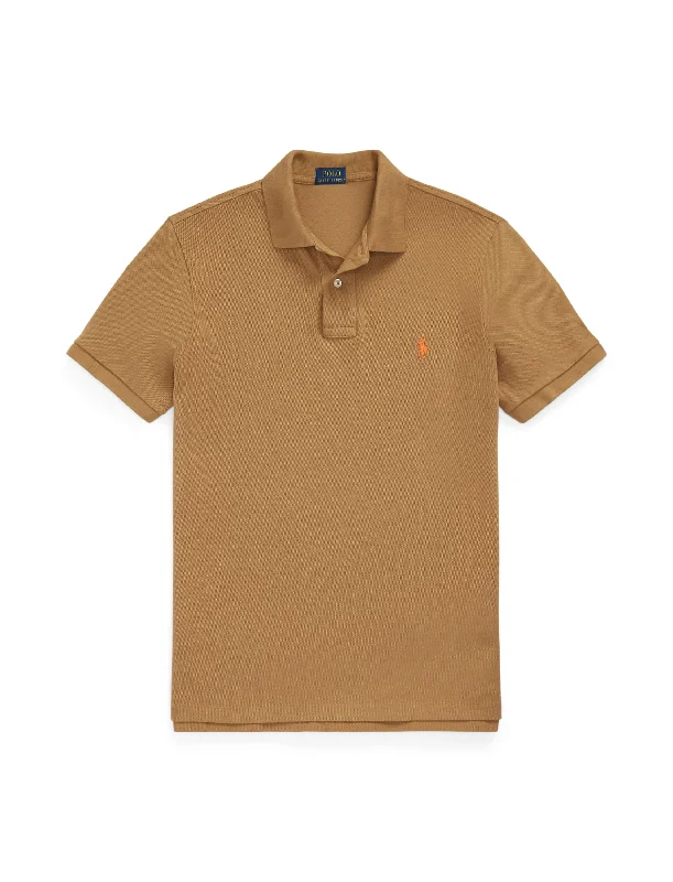 Men's two - tone stripe polo shirts with a preppy stylePolo Ralph Lauren Knit Mesh Polo New Ghurka Men's two - tone stripe polo shirts with a preppy stylePolo Ralph Lauren Knit Mesh Polo New Ghurka