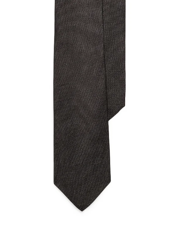 Men's ribbed cuffs and hem polo shirts for a textured lookPolo Ralph Lauren Silk Neck Tie Black Men's ribbed cuffs and hem polo shirts for a textured lookPolo Ralph Lauren Silk Neck Tie Black