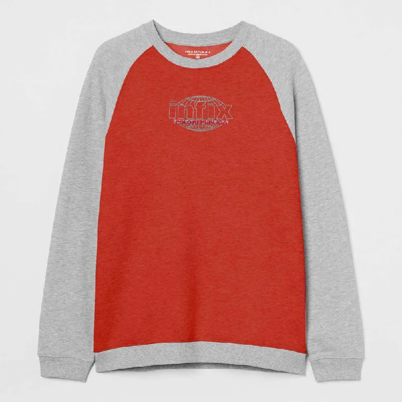 Men's antimicrobial polo shirts for odor - free daily wearPolo Republica Men's Contrast Raglan Sleeve Infix Embroidered Fleece Sweat Shirt Men's antimicrobial polo shirts for odor - free daily wearPolo Republica Men's Contrast Raglan Sleeve Infix Embroidered Fleece Sweat Shirt