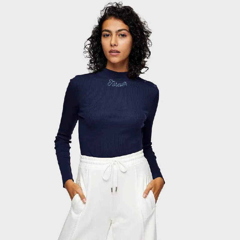 Men's color - block polo shirts with a bold fashion statementPolo Republica Women's Forever Embroidered Buttoned Neck Sweatshirt Men's color - block polo shirts with a bold fashion statementPolo Republica Women's Forever Embroidered Buttoned Neck Sweatshirt