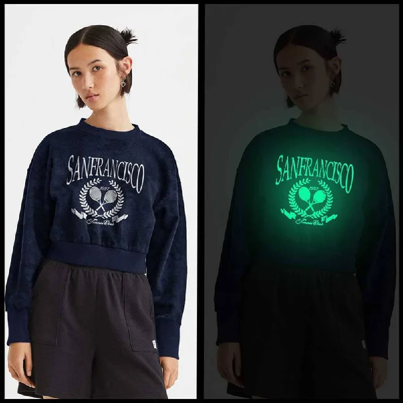 Men's breathable cotton blend polo shirts for summer outingsPolo Republica Women's San Francisco "Glow in the Dark" Printed Terry Sweatshirt Men's breathable cotton blend polo shirts for summer outingsPolo Republica Women's San Francisco "Glow in the Dark" Printed Terry Sweatshirt