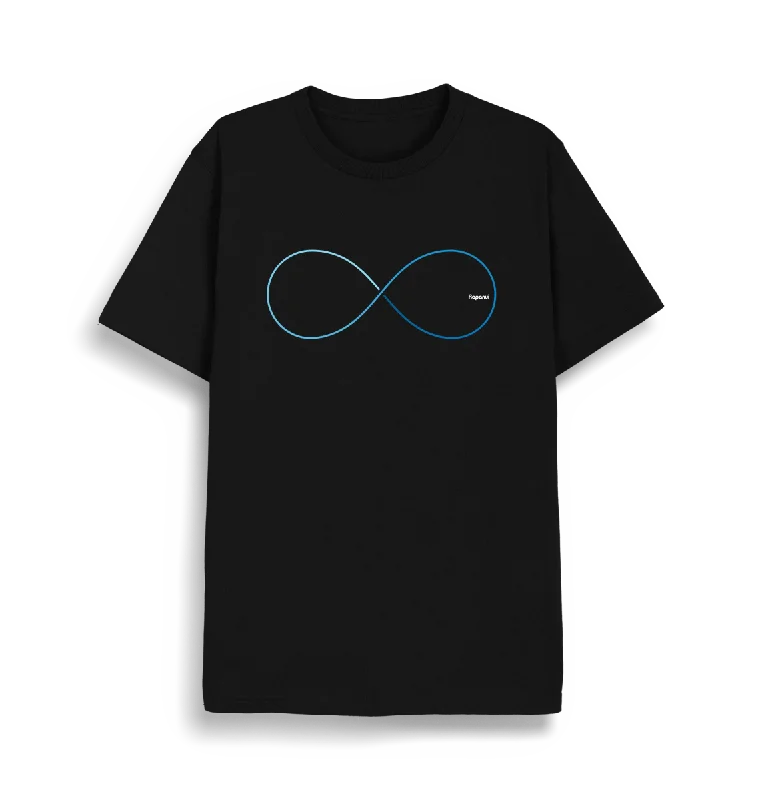 Men's polo t - shirts with a contrast collar for a preppy lookLimited Edition Infinity Loop Recycled T-Shirt Men's polo t - shirts with a contrast collar for a preppy lookLimited Edition Infinity Loop Recycled T-Shirt