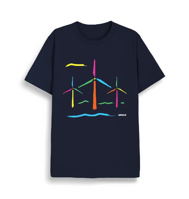 Men's ribbed t - shirts with a textured finish for added styleRapanui Renewable Energy T-Shirt Men's ribbed t - shirts with a textured finish for added styleRapanui Renewable Energy T-Shirt
