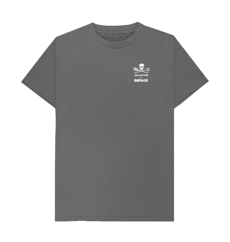 Men's printed Hawaiian t - shirts for tropical vacationsRapanui x Sea Shepherd Sea Shepherd Ghost Nets T-shirt Men's printed Hawaiian t - shirts for tropical vacationsRapanui x Sea Shepherd Sea Shepherd Ghost Nets T-shirt