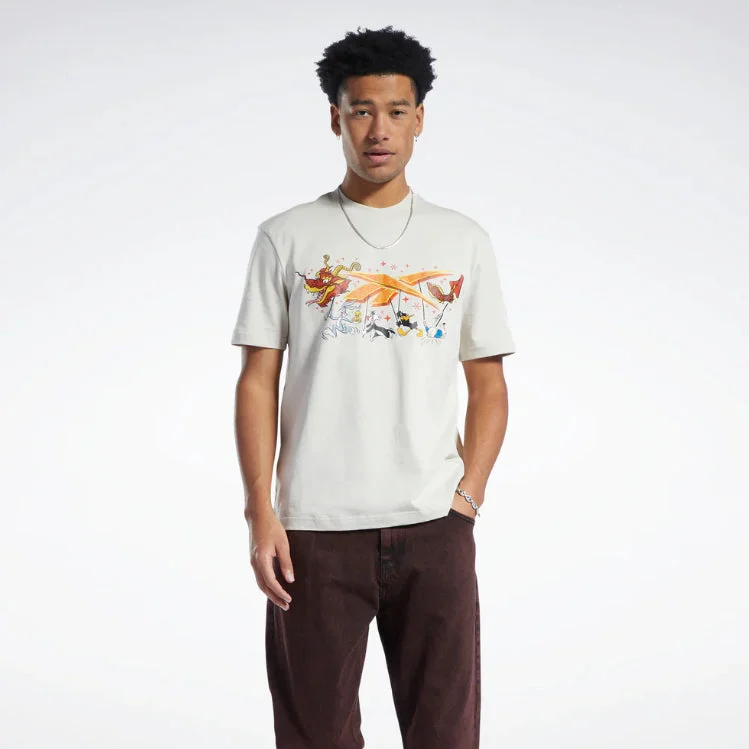 Men's long sleeve classic fit polo shirts with embroidered logosRB - Men 'Beige' Looney Tunes T-Shirt RB63 Men's long sleeve classic fit polo shirts with embroidered logosRB - Men 'Beige' Looney Tunes T-Shirt RB63