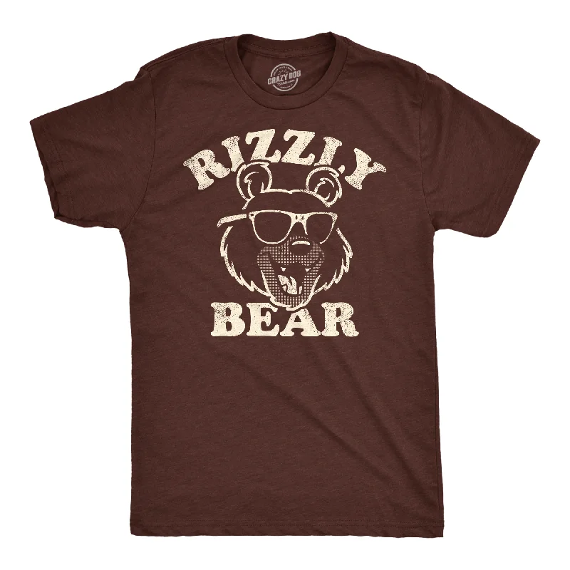 Men's UV - protection t - shirts for outdoor activities in the sunRizzly Bear Men's T Shirt Men's UV - protection t - shirts for outdoor activities in the sunRizzly Bear Men's T Shirt