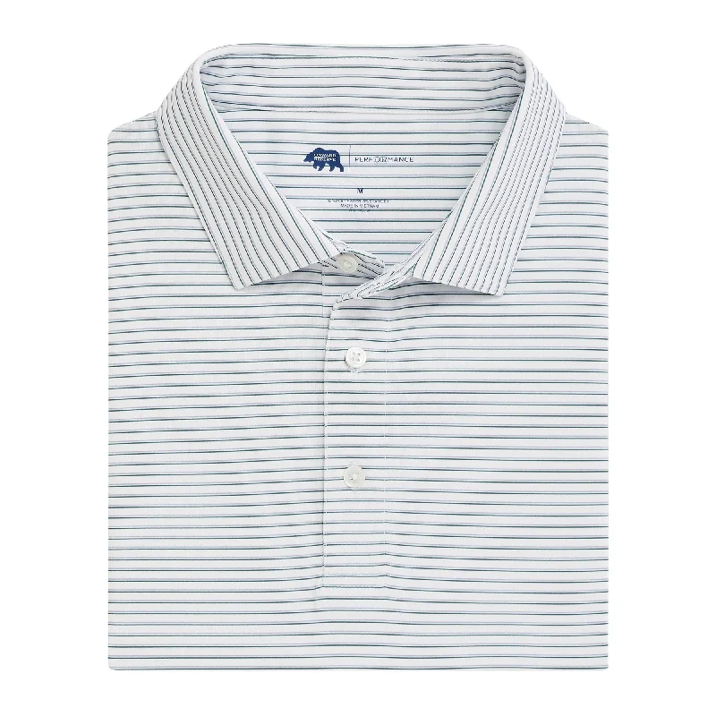 Men's vintage - inspired retro polo shirts with unique patternsScout Stripe Performance Polo - Cosmic Sky Men's vintage - inspired retro polo shirts with unique patternsScout Stripe Performance Polo - Cosmic Sky