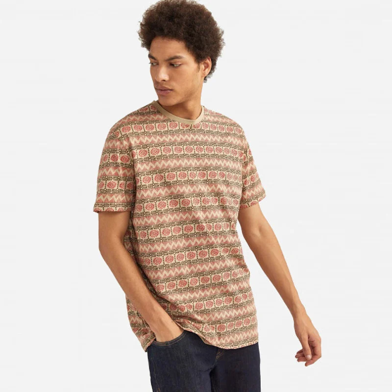 Men's antimicrobial polo shirts for odor - free daily wearSF - Men 'Brown' Abstract T-Shirt SF299 Men's antimicrobial polo shirts for odor - free daily wearSF - Men 'Brown' Abstract T-Shirt SF299